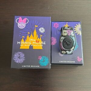 Disney Minnie Mouse Main Attraction Fireworks Castle MagicBand Unlinked/Unused